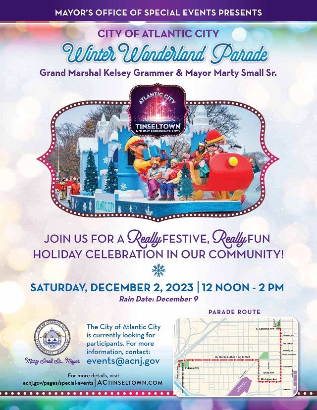 Winter Wonderland Parade flyer